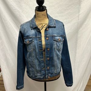 Stone washed denim Jean jacket. Closet basic! Excellent condition size XL